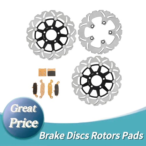 Front rear brake discs pads - rear,