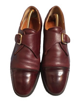 Barker Burgundy Leather Monk