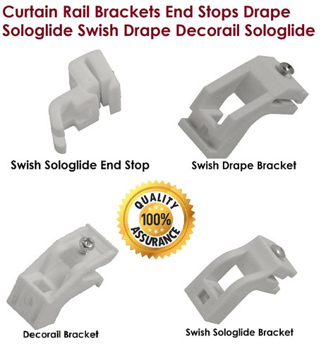 Curtain rail brackets end - curtain,