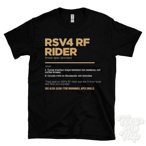 Rsv4 rider shirt funny - rsv4,