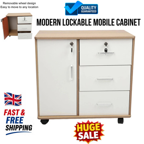 Drawer mobile file cabinet - 3,
