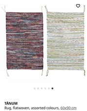 IKEA TÅNUM Two Rugs Assorted