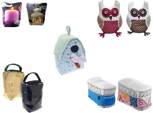Large weighted animal doorstop - large,