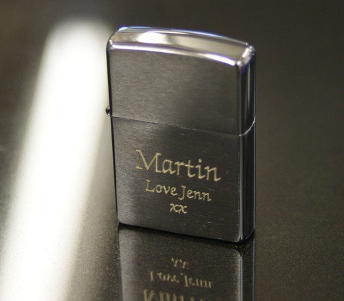 Personalised brushed chrome - personalised,