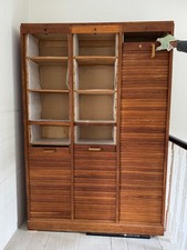 Vintage 1950’s French Tambour Cabinet