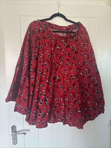 Hellbunny red skirt with - red,