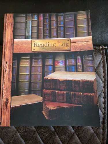 Reading log notebook journal - reading,