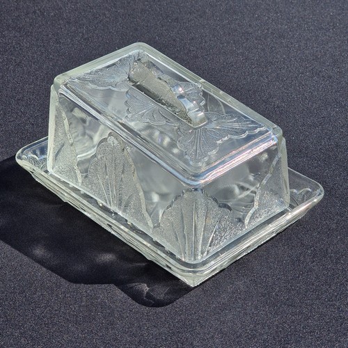 Vintage pressed glass cheese