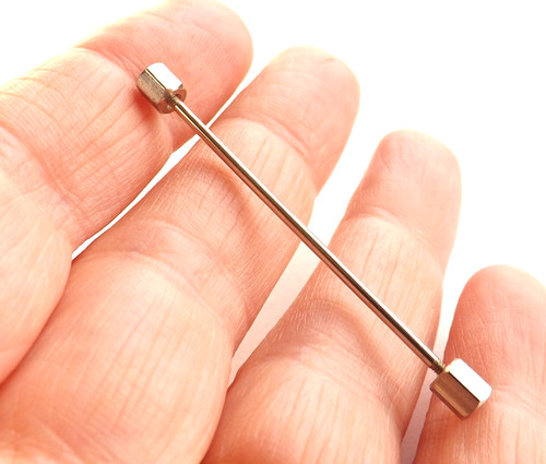 Vintage collar bar barbell - collar,