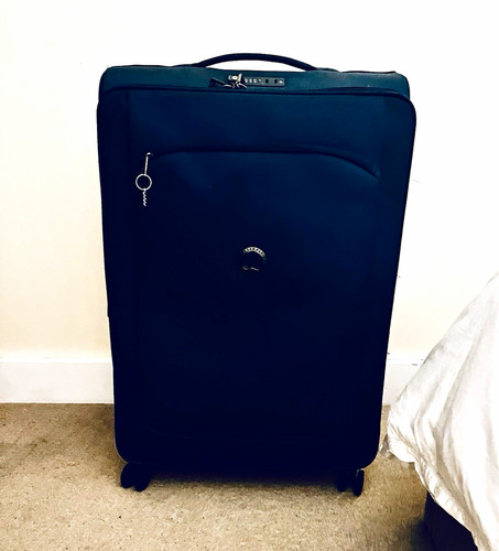 Delsey blue polycarbonate hard - delsey,