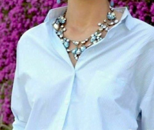 Zara beaded necklace - beaded, collar