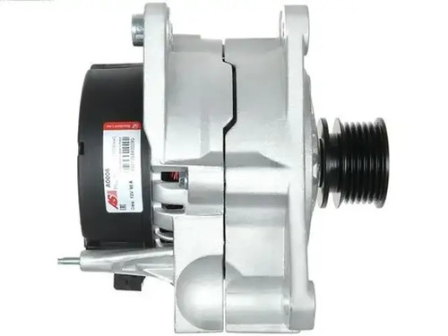 Alternator with belt - , pulley