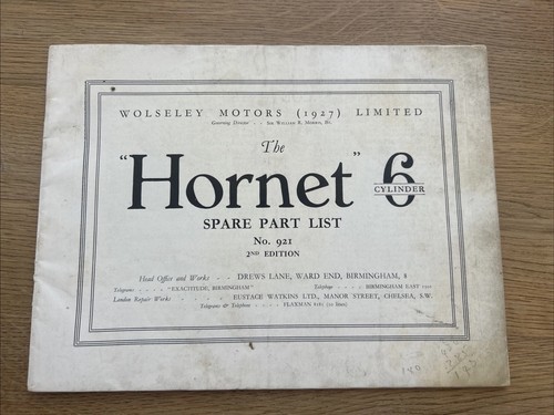 Wolseley hornet spare parts - 6,