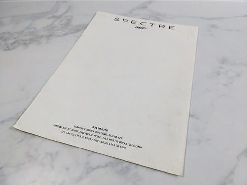 James bond 007 spectre - bond, note
