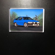 Toyota Corolla Twin-cam  Clear plastic fridge magnet