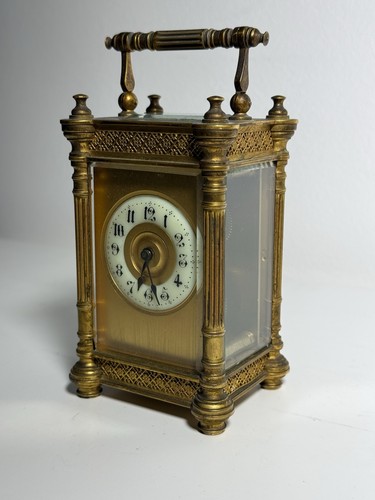 Antique french carriage clock - french,