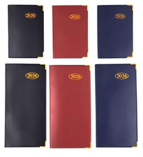 2026 Diary Pocket Small or Slim Line Week to View Softcover PVC Cover Diary