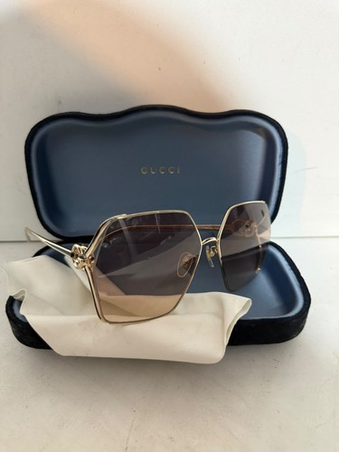 Gucci gg1322sa gold sunglasses - gucci,