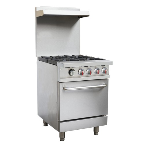 Range oven 4burner splashback - range,