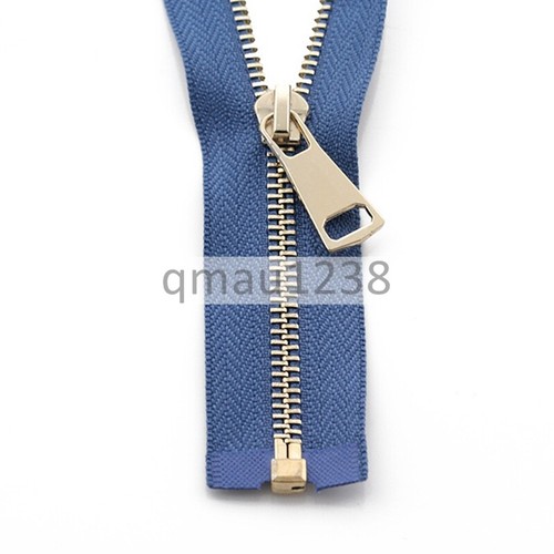Metal zip gold teeth - no.5,