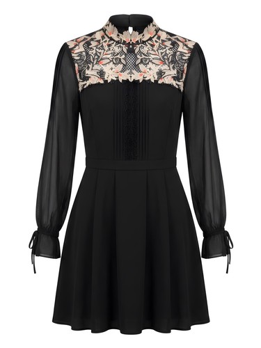 Karen millen embroidered yoke - karen,