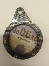 vintage motorcycle tax disc holder