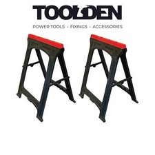 Faithfull FAITRESTLESP Plastic Trestles 820mm x 570mm (Twin Pack)