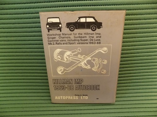 Hillman sunbeam imp workshop - sunbeam,