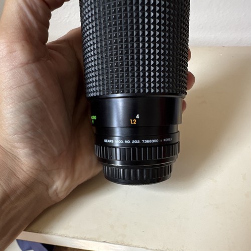 Sears 200mm f 4 - mc, f/4