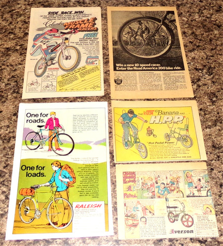 Vintage bike print - vintage,