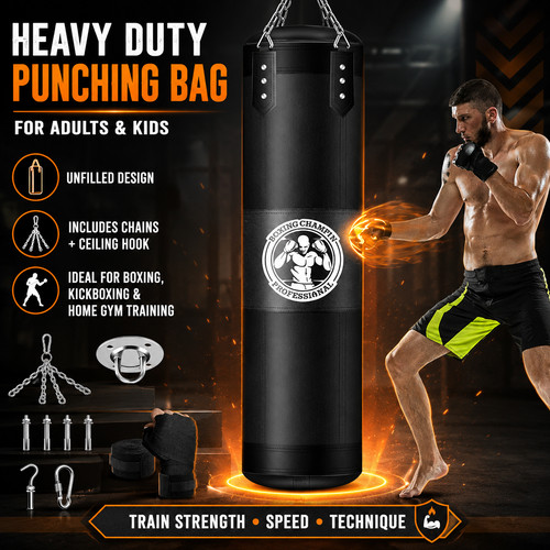 Unfilled heavy punch bag - heavy,