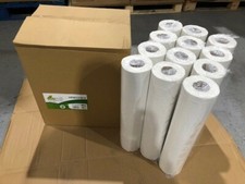 12 x Cupping Tanning Saloon Couch Bed Hygiene 20" Paper Rolls Tissue 40m White