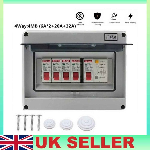 Way consumer unit 4 mcb - way,