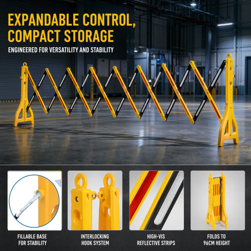 Folding safety barrier gate - folding,