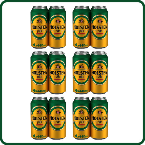Holsten pils lager beer - holsten, cans