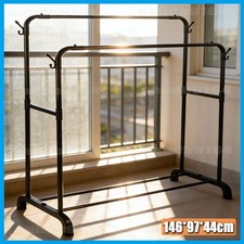 Long Double Clothes Rail