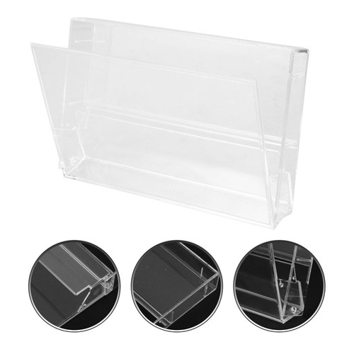 3pcs clear plastic cassette - clear,
