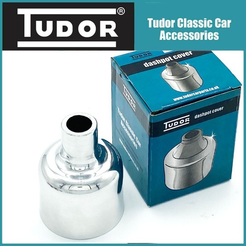 Single carb chrome dashpot - su,