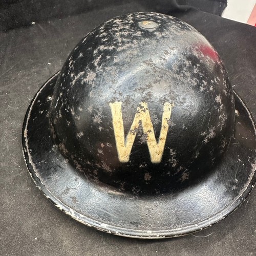 Ww2 british warden helmet - ww2,
