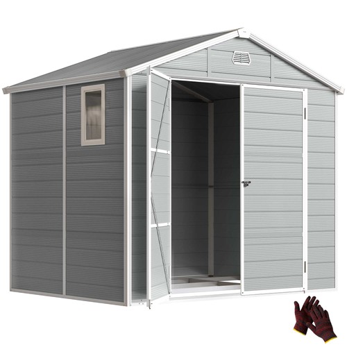 Outsunny 6ft garden shed - 8,