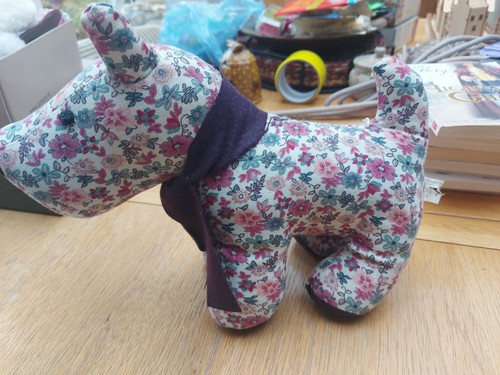 Scotty dog door stop - dog,