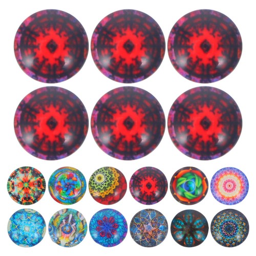 100pcs 10mm mixed round mosaic - mixed,