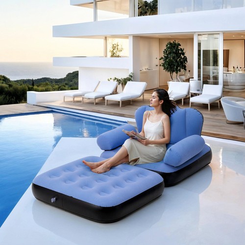 Inflatable sofa bed foldable - inflatable,