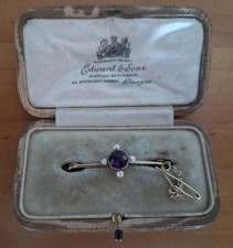 Vintage 9ct Gold Amethyst &