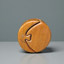 Vintage 4 Piece Round Wooden