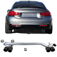 Exhaust tailpipe black duplex 4 pipe look conversion for BMW F32 F33 F36 425 428 430