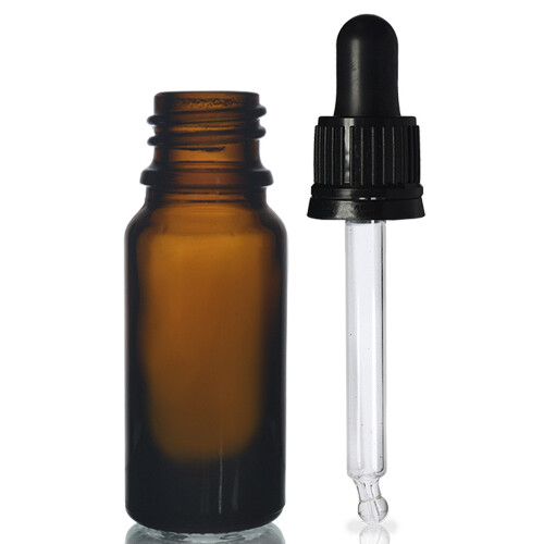 Amber glass pipette dropper - pipette,