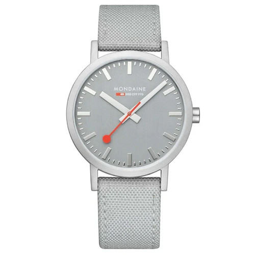 Mondaine classic quartz grey - quartz,