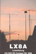 Ham Radio QSL/QSO LX8A