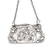 ANTIQUE STERLING SILVER PURSE
